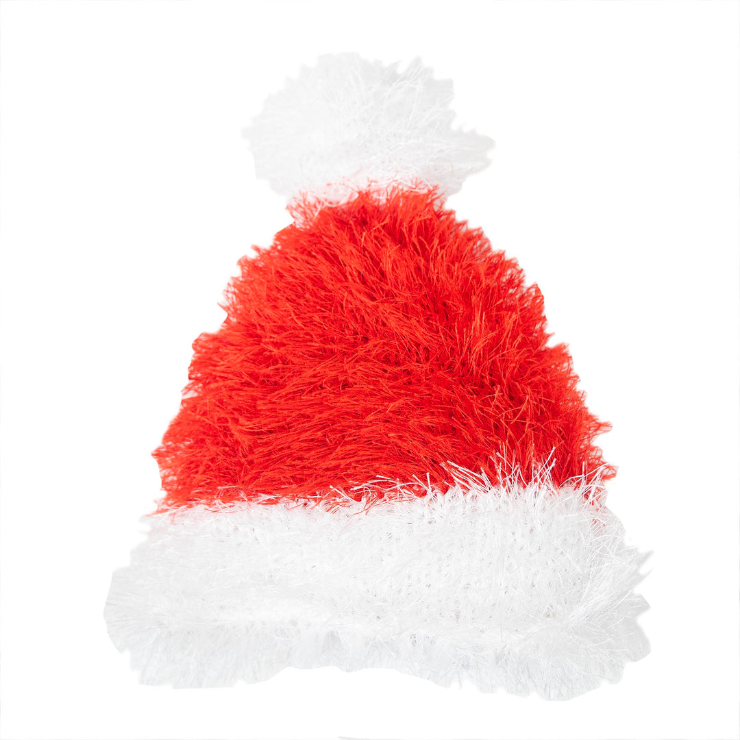 Santa Hat - Handmade Squeaky Dog Toy