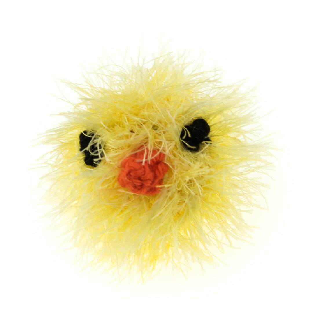 BallHead Chick - Handmade Squeaky Dog Toy