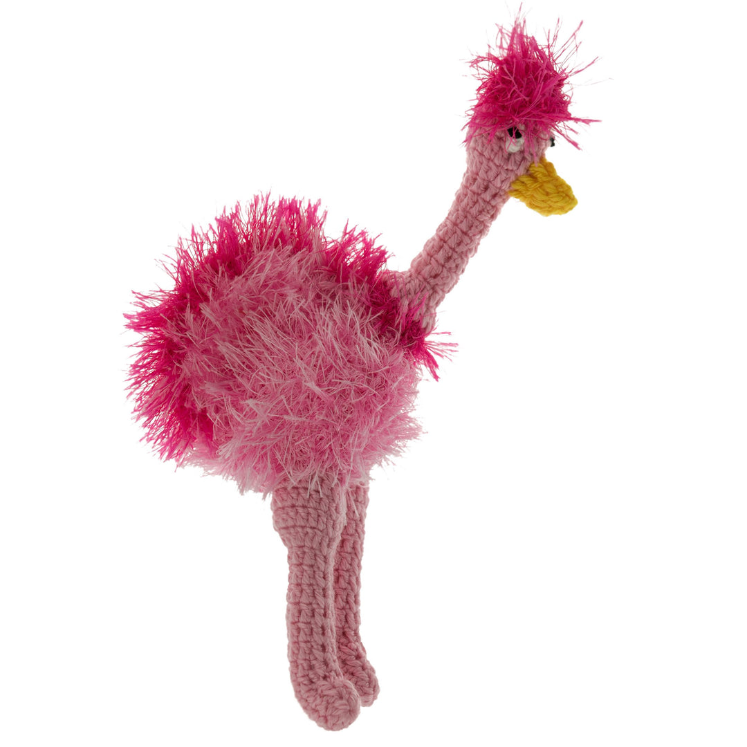 Ostrich - Handmade Squeaky Dog Toy