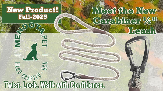 A Classic Reimagined: Meet the New Carabiner ½″ Leash
