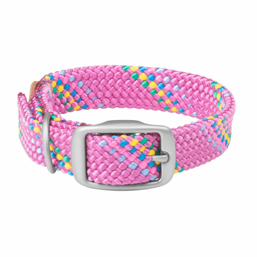 Mendota Double Braid Collar - Satin Nickel