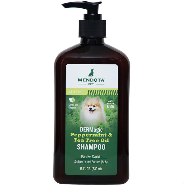 DERMagic Peppermint & Tea Tree Oil Shampoo - BONUS SIZE 18 oz