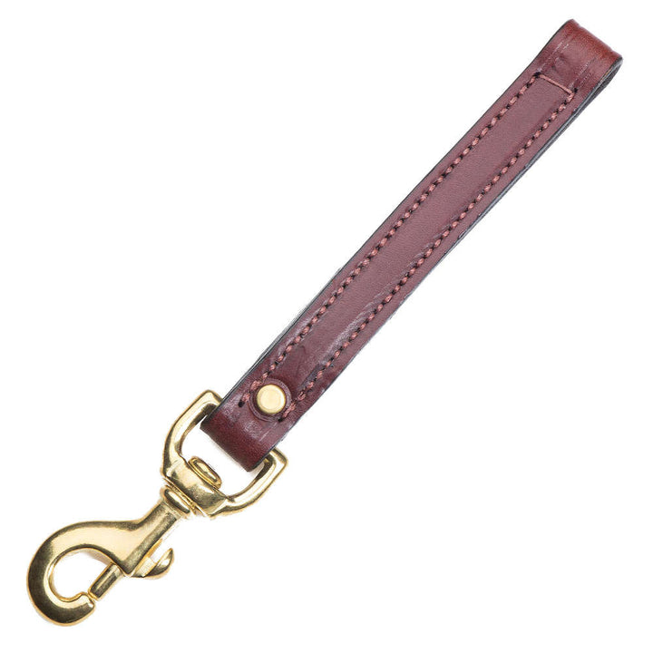 Leather Steady Tab - Chestnut