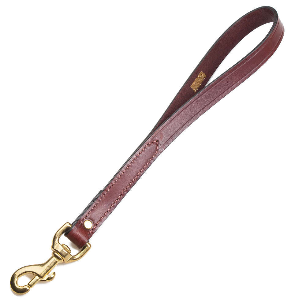 Leather Traffic Leash - Chestnut