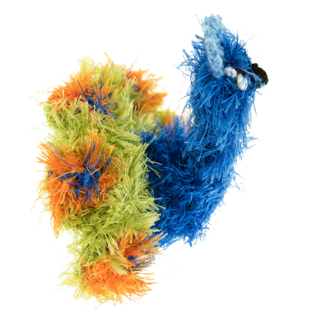 Peacock - Handmade Squeaky Dog Toy