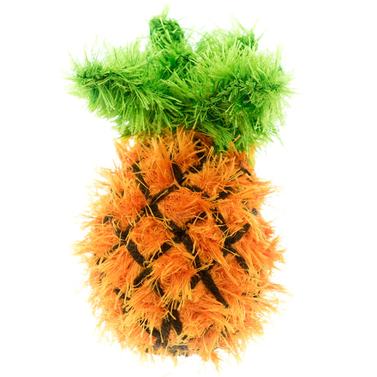 Pineapple Handmade Squeaky Dog Toy Mendota Pet