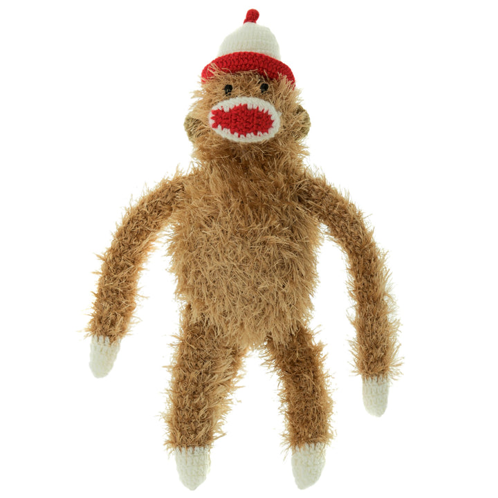 SockMonkey - Handmade Squeaky Dog Toy
